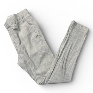 ASOS Design Men’s Trousers linen mix, super skinny, grey glen plaid - 30x30